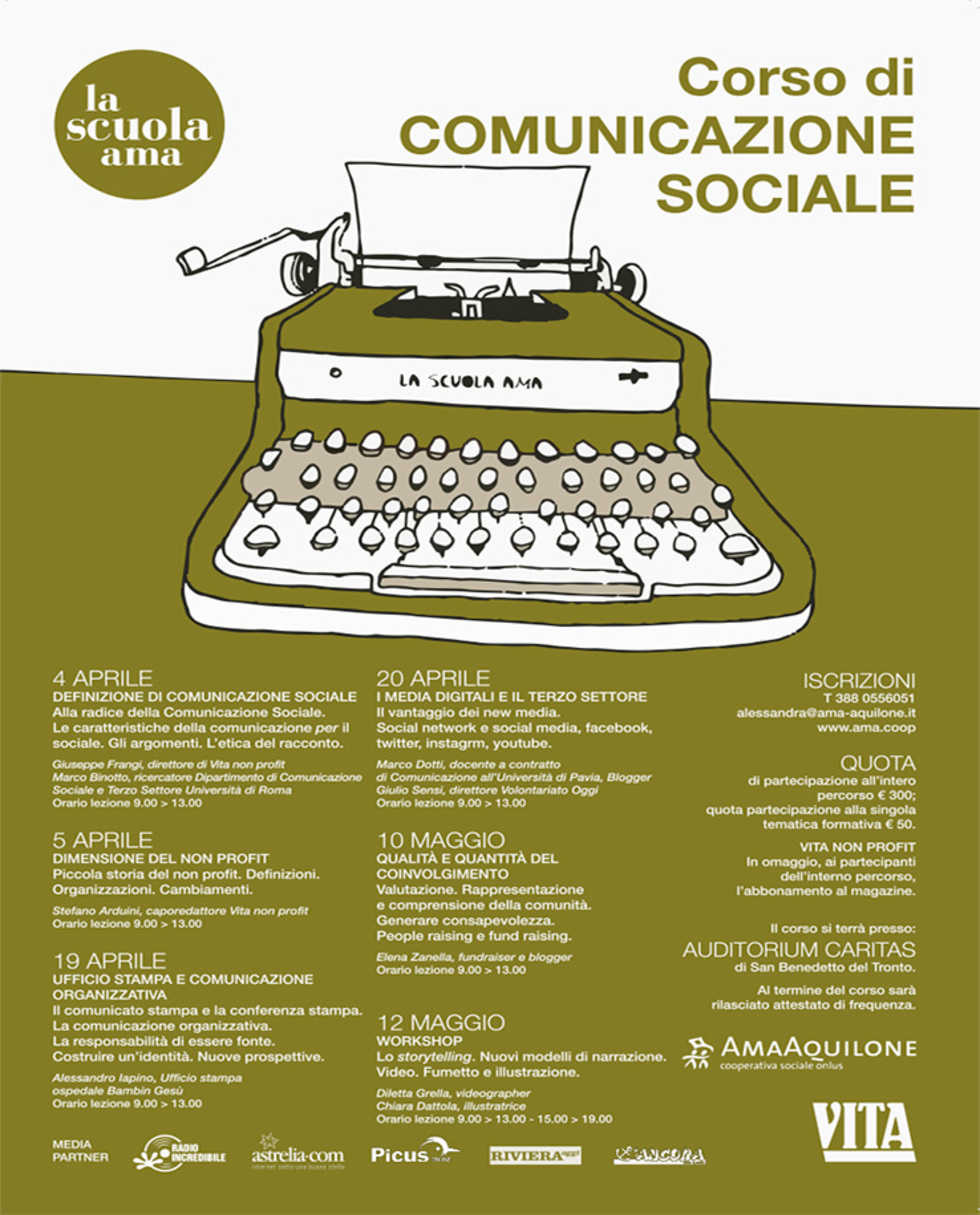 Comunicare sociale: aperte le iscrizioni al corso di comunicazione dedicato al non profit